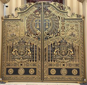 Cổng nhôm đúc tự động