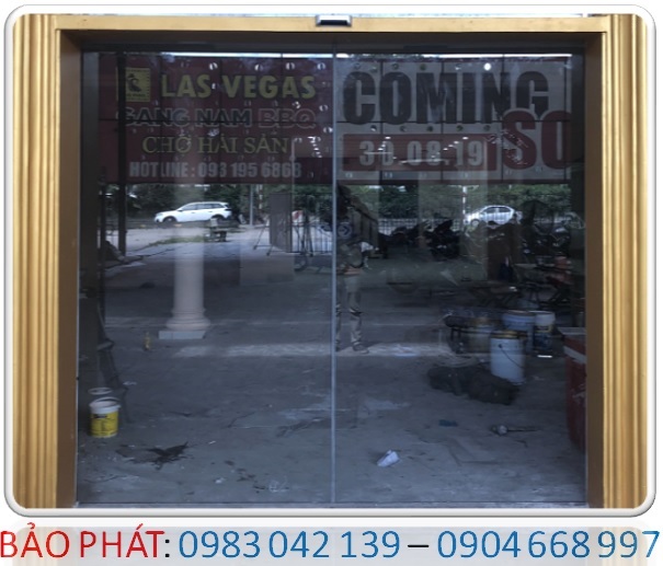 BỘ THIẾT BỊ CỬA KÍNH TRƯỢT TỰ ĐỘNG HIỆN ĐẠI