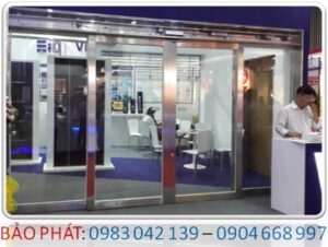 BẢO PHÁT - Lắp đặt cửa lùa tự động văn phòng công ty giá rẻ