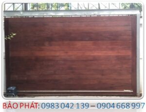BẢO PHÁT - Lắp đặt motor cổng lùa cửa cổng gỗ 1 cánh giá tốt