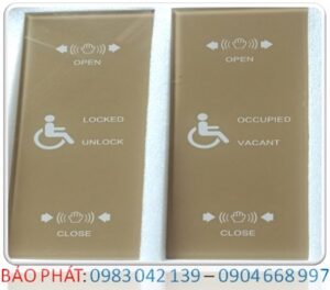 Bộ công tắc đóng - mở cửa nhà vệ sinh tự động BẢO PHÁT