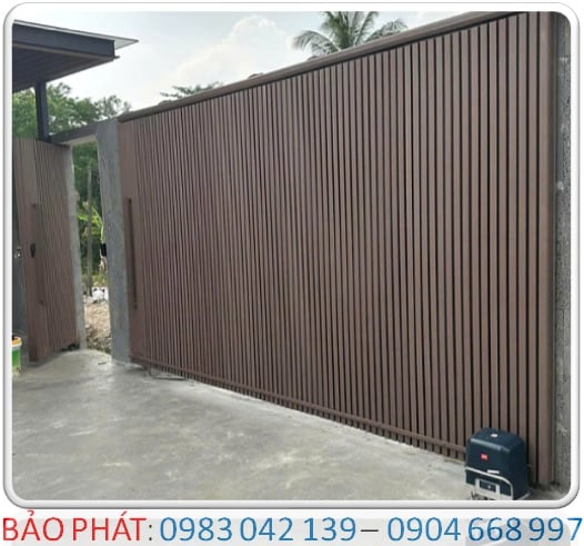 BẢO PHÁT - Lắp đặt Motor cổng lùa Biệt Thự - Nhà Phố TP HCM