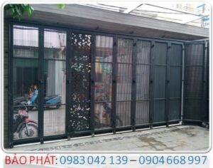 BẢO PHÁT - Làm cửa cổng lùa cong bo góc 90 độ Quận Phú Nhuận TP HCM