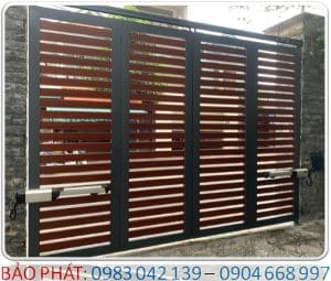 BẢO PHÁT - Lắp đặt Motor cửa cổng trượt gấp 4 cánh tại TP HCM