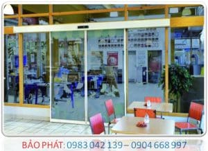BẢO PHÁT - Lắp đặt cửa lùa tự động NHÀ HÀNG TP HCM