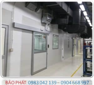 BẢO PHÁT - Lắp đặt cửa lùa tự động và đầu đọc vân tay nhà máy