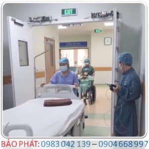 BẢO PHÁT - Lắp đặt cửa mở xoay tự động 2 cánh TP HCM