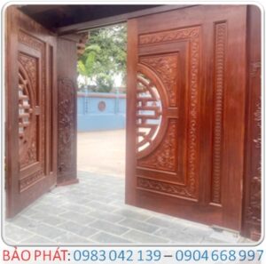 Cong go tu dong 2 canh